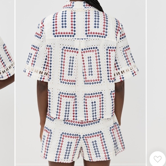 Hill House Annette Top Geo Eyelet - Picture 5 of 6